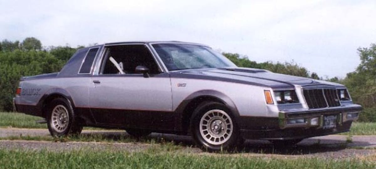 Although the 1982 Grand National package didn't amount to much more than an appearance package that was motivated by a measly 125 horsepower 4.1-liter V6, it would set the stage for much better things to come from Buick. Image: Turbo Regal