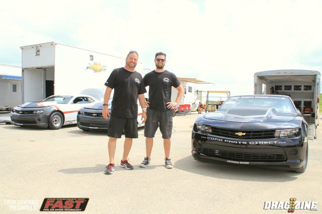 Scott Libersher Racing has three of his four cars here this weekend with two entered in Open Comp and the third, a 350 ci supercharged combo in the Factory Supercar Class against the Ford Cobra Jets.  The other white car packs a 396 NA engine and the black car is driven by Scott's son in law with a 350 ci. NA engine in Open Comp.