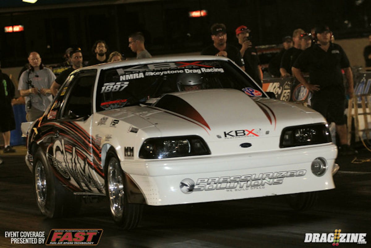 Joel Greathouse took out Randy Trulhar in a very nice 4.49 at 166 MPH.