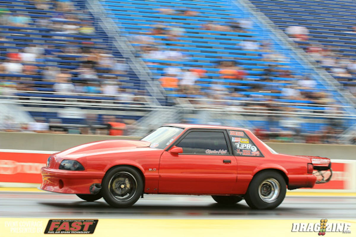 Charles Hull is having good luck this weekend with his new KBX combo which is very similar to Jared Johnson's engine. His 4.47 at at 166.93 is a new best for Hull.