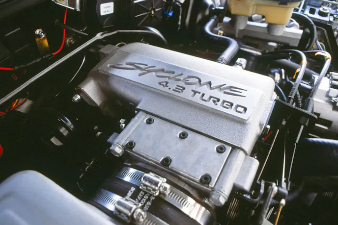 Power for the Syclone and the Typhoon came from a turbocharged version of the Vortech 4.3-liter V6. In standard form the Vortech mill produced 190 horsepower. Once GM's performance engineers were done with it, the boosted power plant dished out 280 horsepower and 350 pound-feet of torque. Dubbed the LB4, this V6 only saw use in these two models.