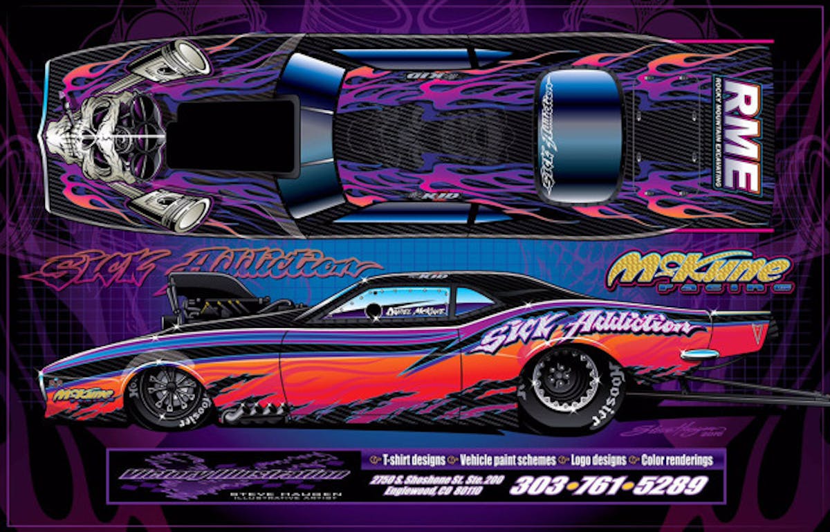 McKune's new machine will be painted in this striking scheme this winter after the team shakes the car down during the latter half of 2016.