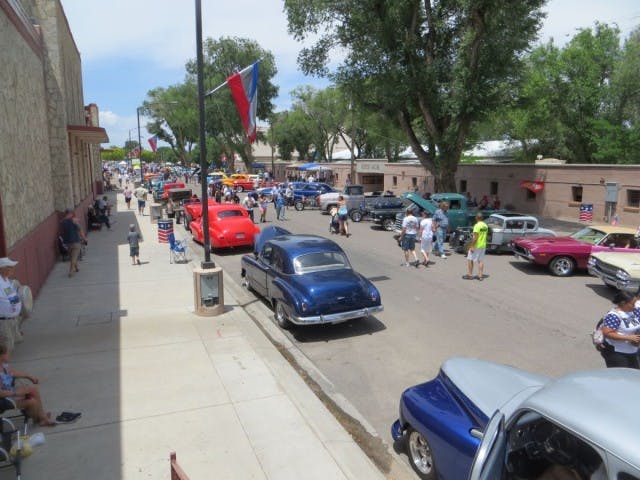 Just a few of the over 2000 cars at the Rocky Mountain Nats.