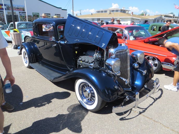John Logue of Englewood, Florida, a gorgeous Blue ’33 Chrysler.Watch for a feature on this great Chrysler.