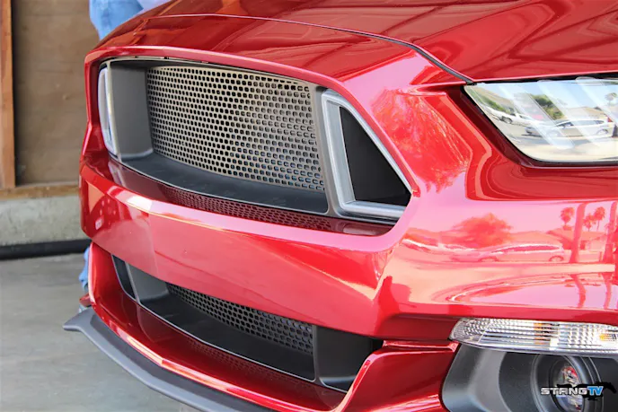 The RTR grille really transform the face of any S550 Mustang well.