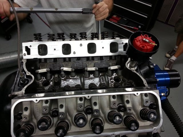 Canted valve design allows the valves to open towards the center of the bore. This creates the most area around the valve for maximum flow.