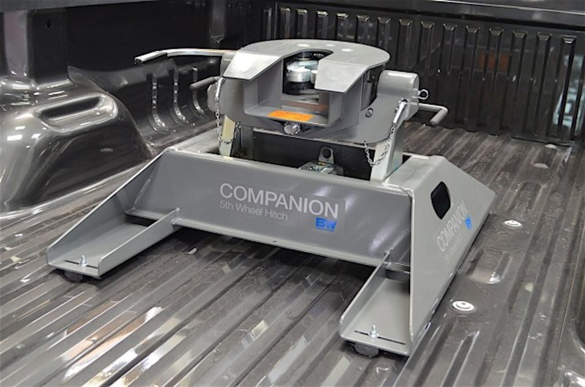 The Companion, fully assembled and installed onto the F-350.