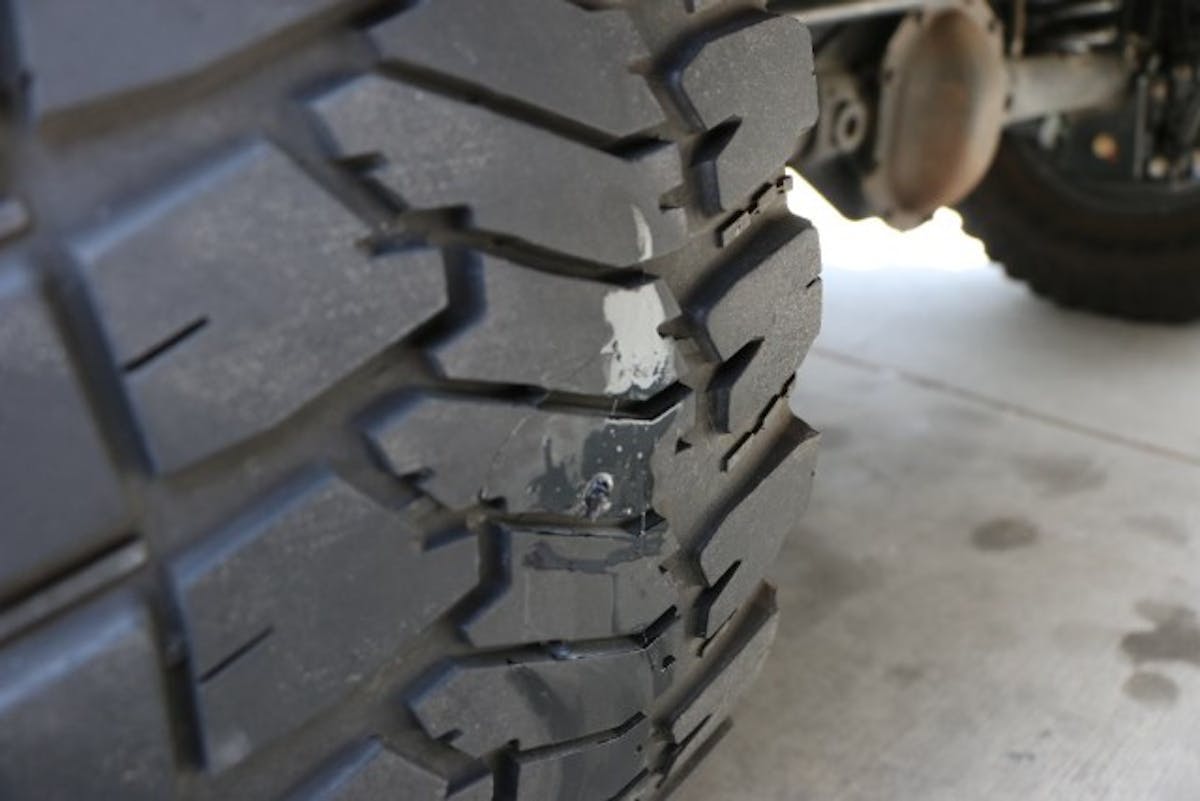 It may be a bit gross but a dab of spit is an easy way to see if the plug has done its job. If it hasn’t, grab the reamer and start over. Make sure to check your air pressure after you are done, fill as needed.