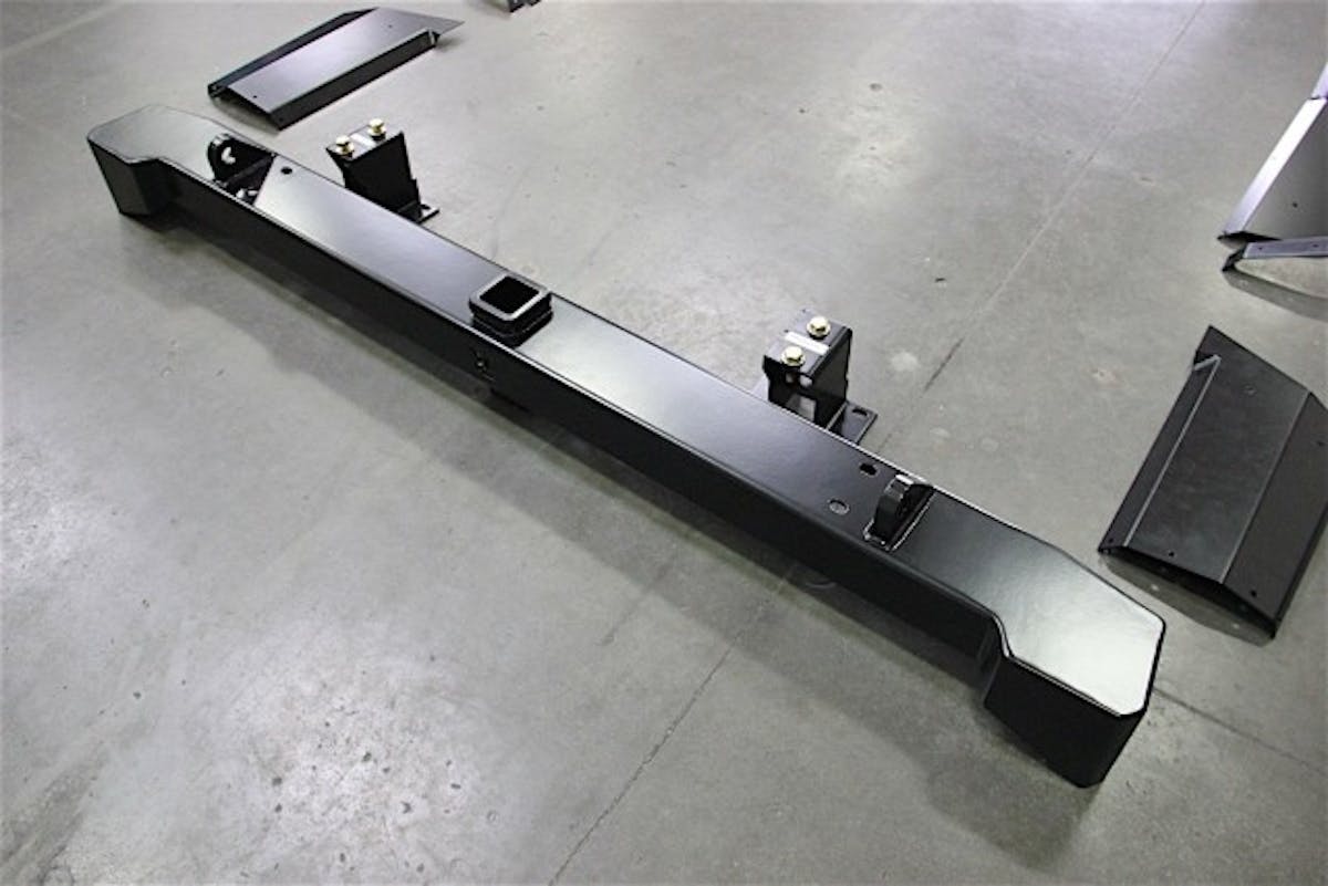 The nice part about this kit is the front and rear bumper use the existing holes to make install easier.