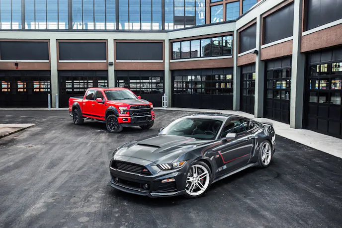 Nic also reminded us that they don't just offer Roush Mustangs, but also Roushcharged Coyote Mustangs and F-150 trucks.