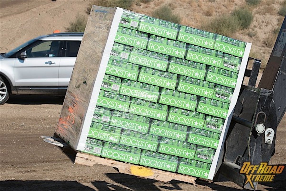 Rockstar, Tonka, Geico, Lucas Oil and other sponsors really pour out the swag at these events for fans.