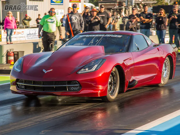 Kevin 'Flash' Fiscus will feel the seat of the C7 very well, having tons of previous experience behind the wheel of high horsepower radial cars, capable of producing record setting numbers at any given point.