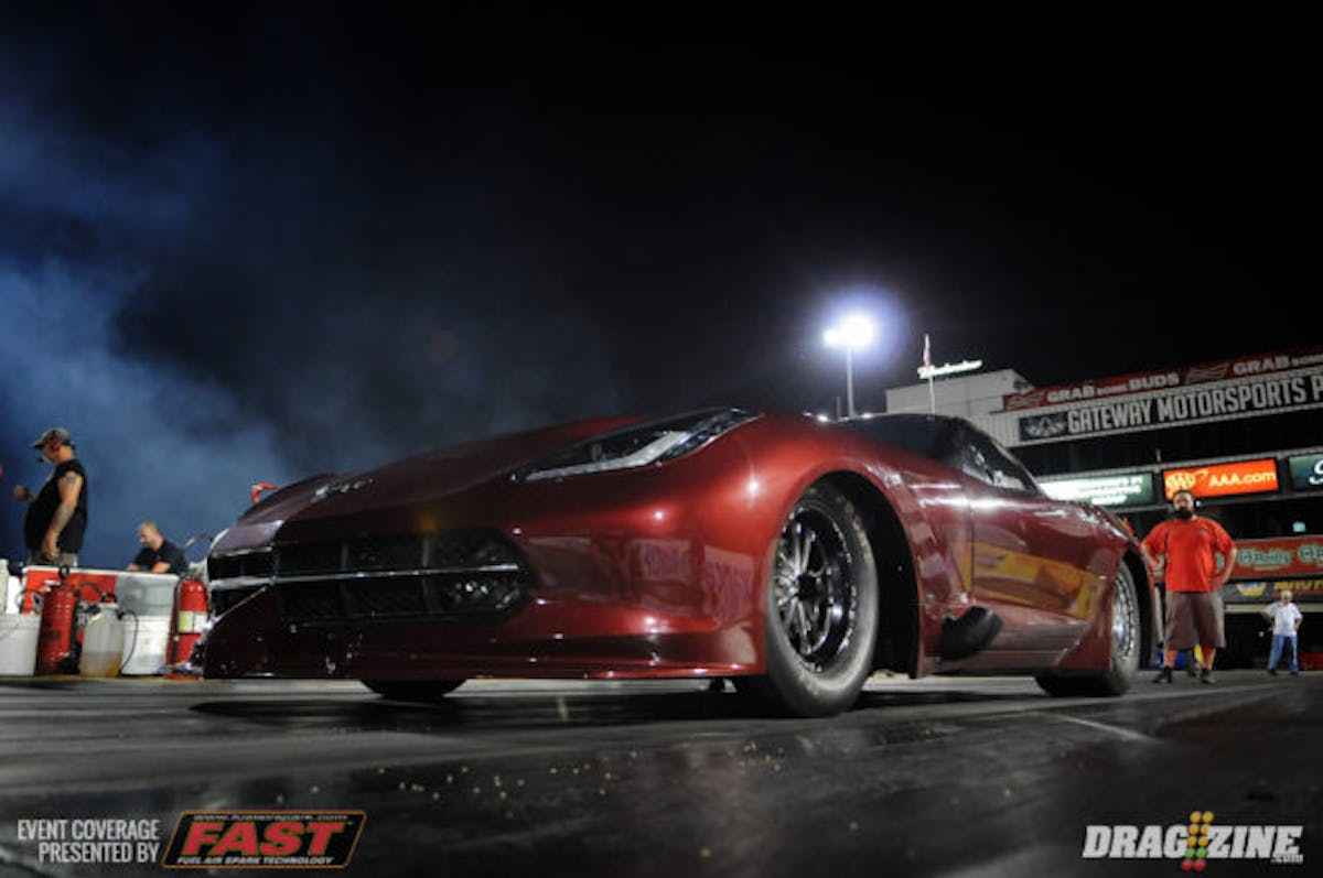 Andrew Alepa and Kevin Fiscus are creeping up on their C7 'Vette this weekend, finally punching into the 3.90's with a 3.98 in the final session of RvW.