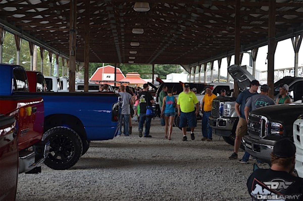 The show-n-shine brought all types of trucks. From Chevy to Ford everything was out on display.