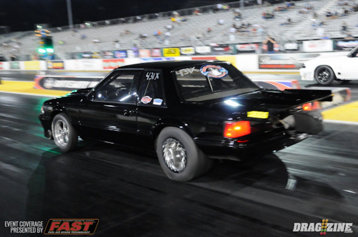 Torque converter manufacturer Marty Chance punched his ticket to the second round of 275 Radial with a 4.70 to 4.90 victory over Joey Kenville.