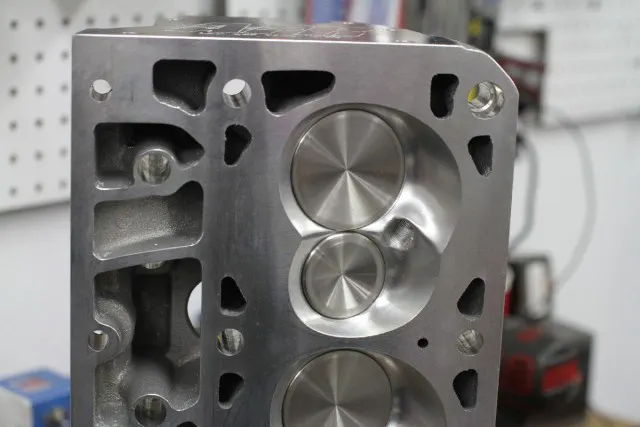Fully ported CNC chambers are also standard on these cylinder heads.