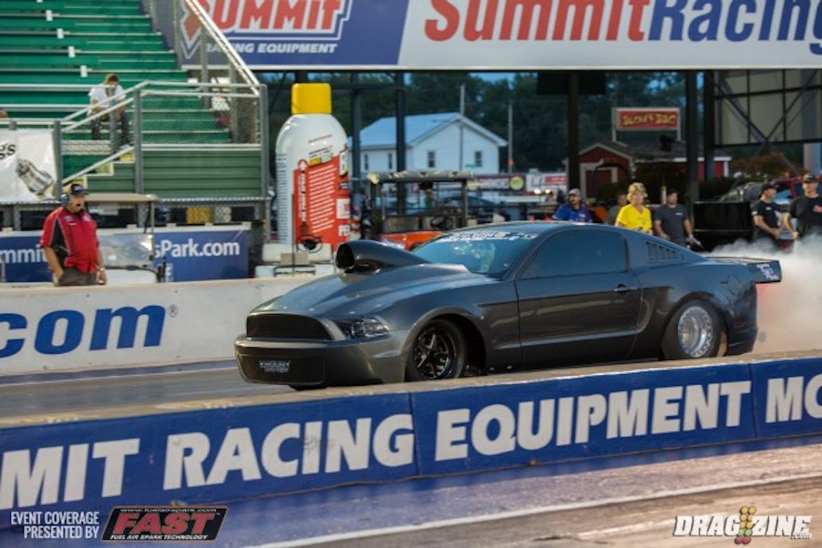 Vince Khoury ran his best pass of the weekend at 8.11, and scored an upset win in the second round of NA 10.5 by taking down number three qualifier David Theisen