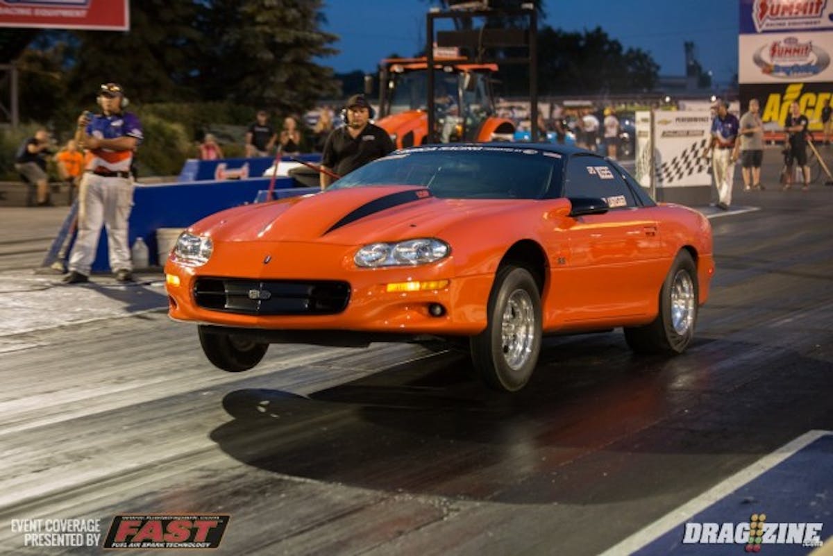 Chevy Performance Stock racer Kevin Lumsden matched his best pass of the weekend in the semi-finals with a 10.30 and will face points leader Glenn Pushis in the final to see who wins the title!