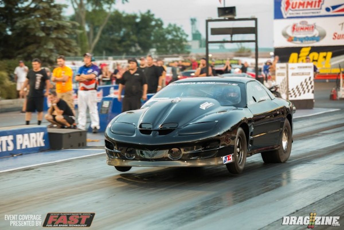 Andy Essary was able to lead the Chevrolet Performance Challenge series Drag Radial class wire to wire at Norwalk, getting the number one qualifier spot, and event win with a 4.46 effort on the final over Joe DeDona. 
