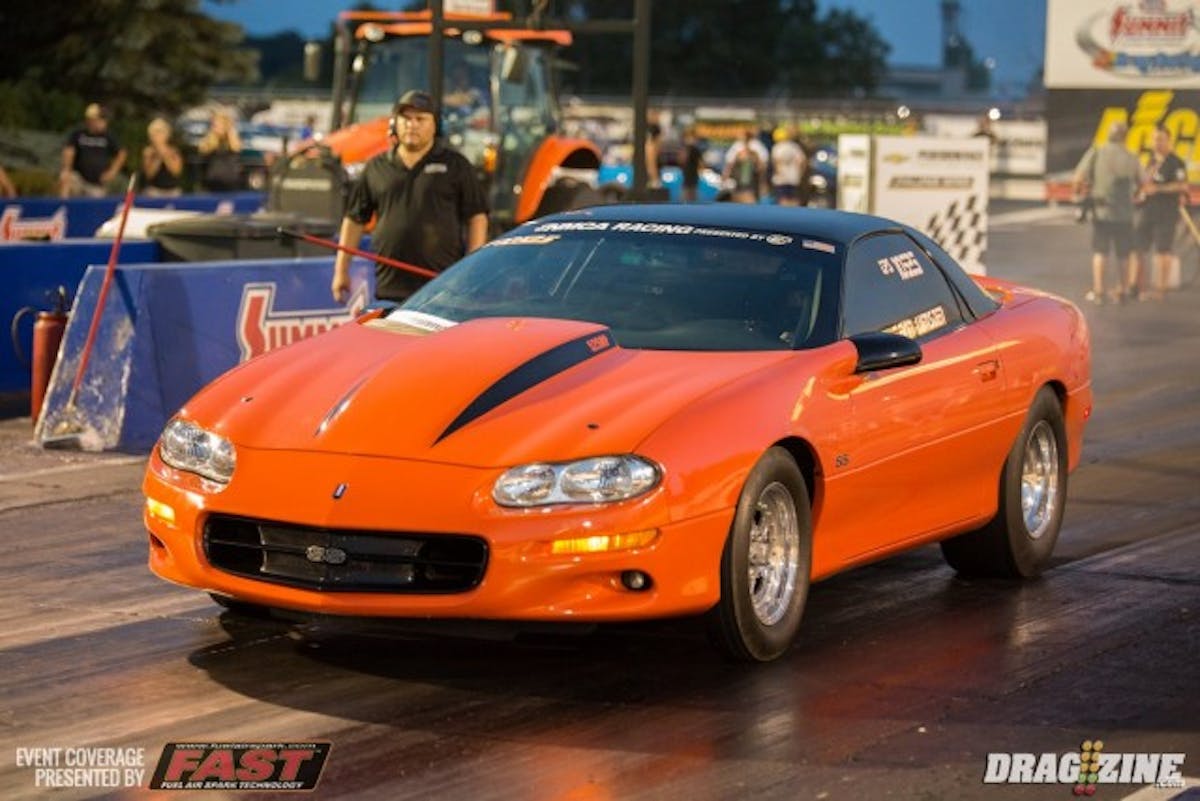 In the final of Chevy Performance Stock Kevin Lumsden took out series points leader Glen Pushis with his best run of the weekend, a 10.301 to Pushis’ 10.365 effort.