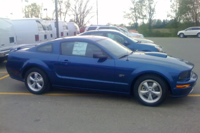 Dave bought a 2008 factory Ford Mustang GT Premium off the lot and set about transforming it into a GT350 in his home garage.