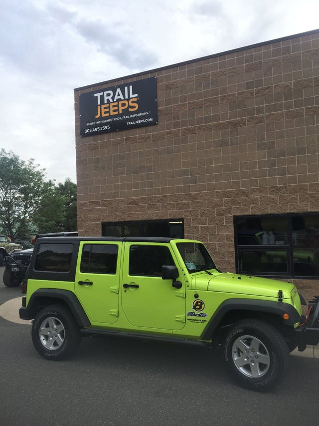 The Jeep is over at Trail Jeeps in Golden, Colorado to undergo its transformation in time for the 2016 SEMA Show. Partners in the build include Dynatrac, Mickey Thompson, Superwinch, S-POD, and more.