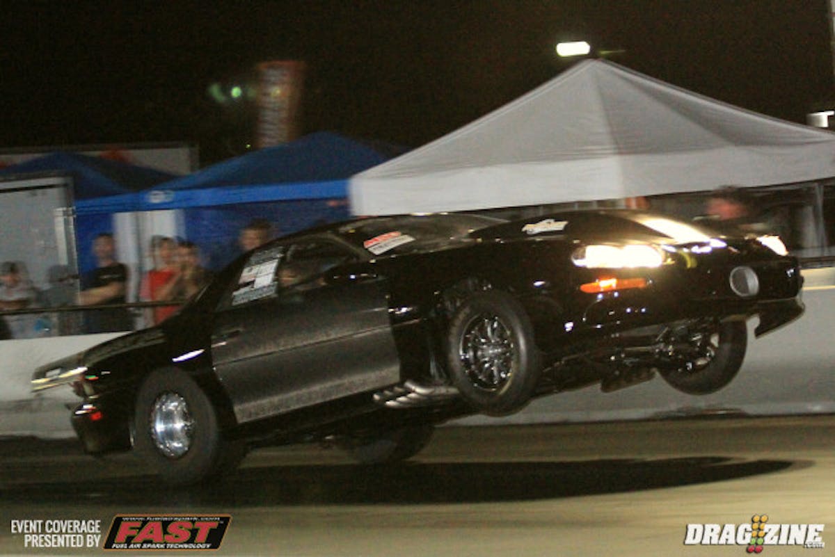 High MPH for the session went to Robert Babtista in his 2002 Camaro with a 161.88 MPH run, good for fifth so far with thirty four cars making attempts for the 32 car qualified field.