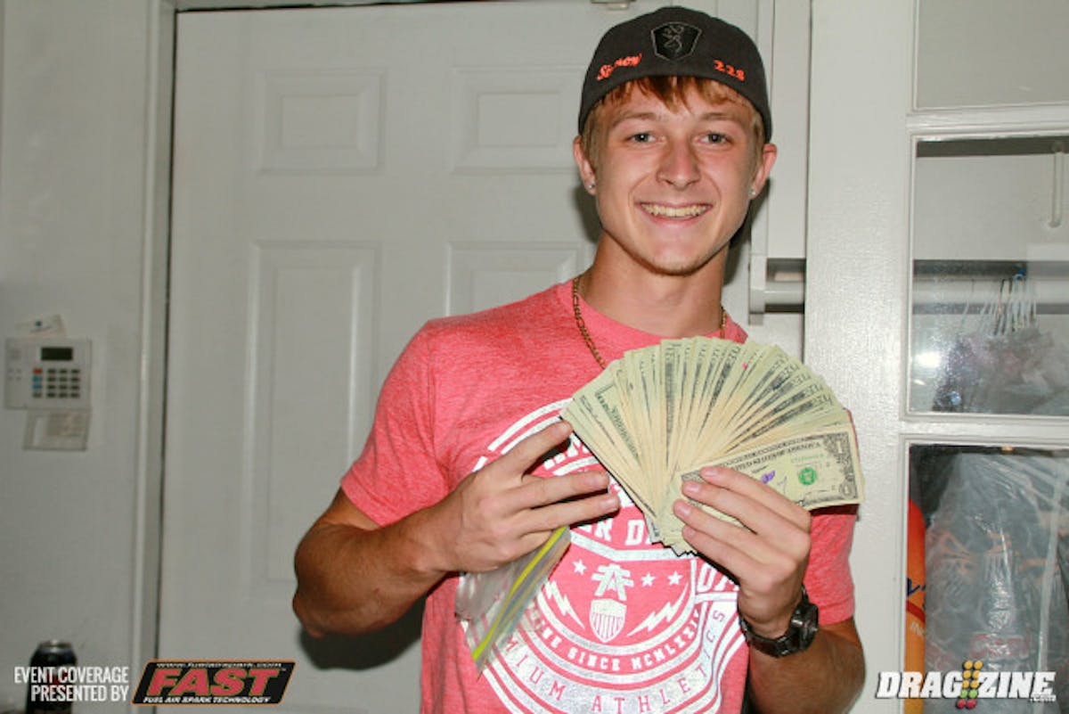 Seventeen year old William Simmons is the 50-50 raffle winner today scoring $1,317 to take home.