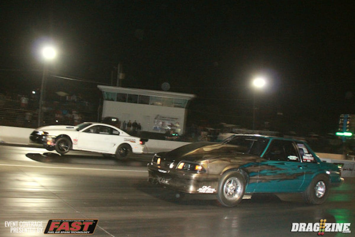 Shawn Pevlor and Troy Pirez Jr lined up for a match race in Ultra 275  in round three which was set to be exciting as Pevlor was already on pace for the Ultra 275 class record here at Cecil with his earlier 4.70 and Pirez vowing to let it hang out in the final session. The match did not disappoint as Pevlor threw down a 4.690 to back up his record and Pirez did indeed hang it out scoring a personal best 4.767 at 143 MPH and improving six positions to number four qualifier.