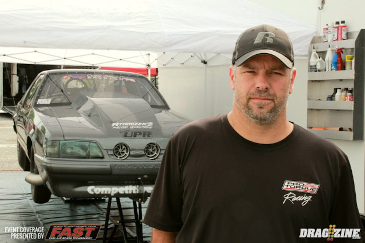 Joe Newsham switched to a Hemi engine combo for this year and has struggled quite a bit applying the power which is  a much different animal than the wedge combo he ran previously. 