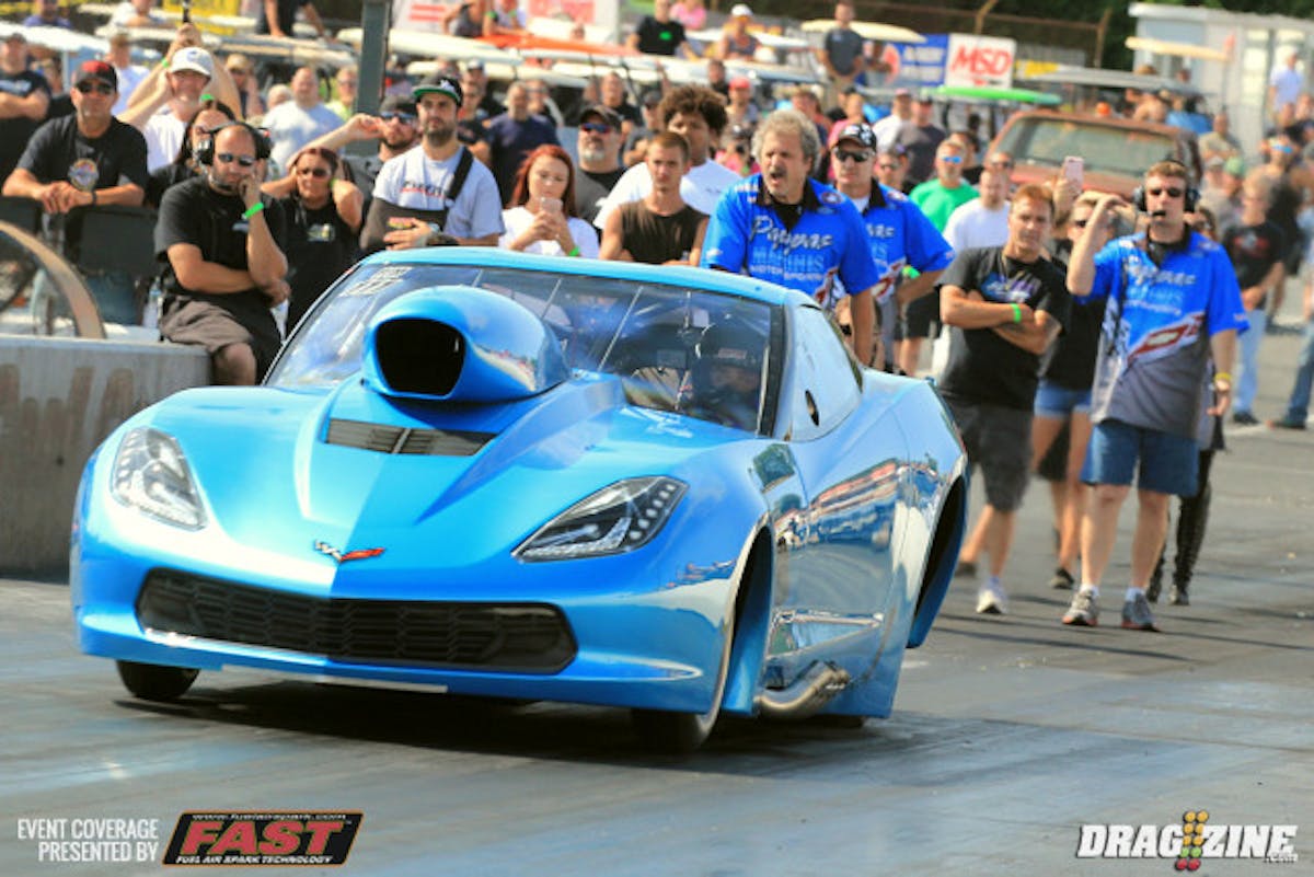 Dean Maranis laid down a 3.87 at 198 in his match with Chuck Mohn who shut down early after taking the holeshot.