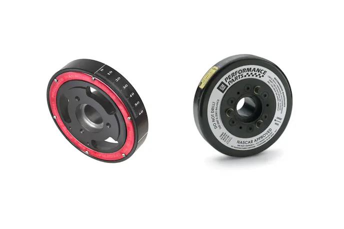 SFI approved balancers are required if the engine will see any track time. Price can range from $100 to well over $500.