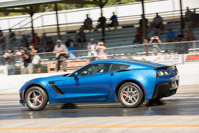 In the Late Model class Jeff Nace in his 2015 Z06 was able to drive around Daniel Husband to get the win after he missed a gear change with a 11.73 at 132 mph.