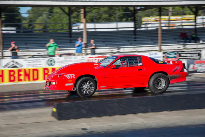 Jessie Coulter was able to defeat Camren Massengale in the Real Street Final with his quickest run of the weekend, a 7.56 at over 185 mph, to Massengale's 7.75 run.