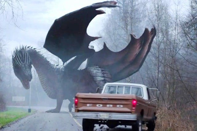 Once Upon a time-Ford truck-dragon
