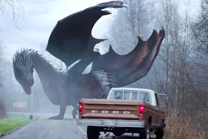 Once Upon a time-Ford truck-dragon