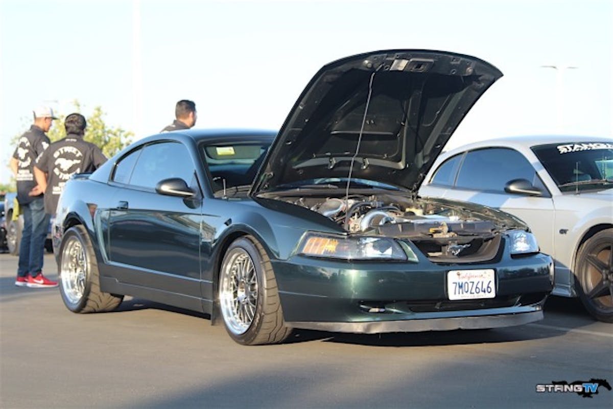This ProCharged New Edge Bullitt was one of very few Highland Green Mustangs to attend the event, a real treat for Bullitt fans alike.