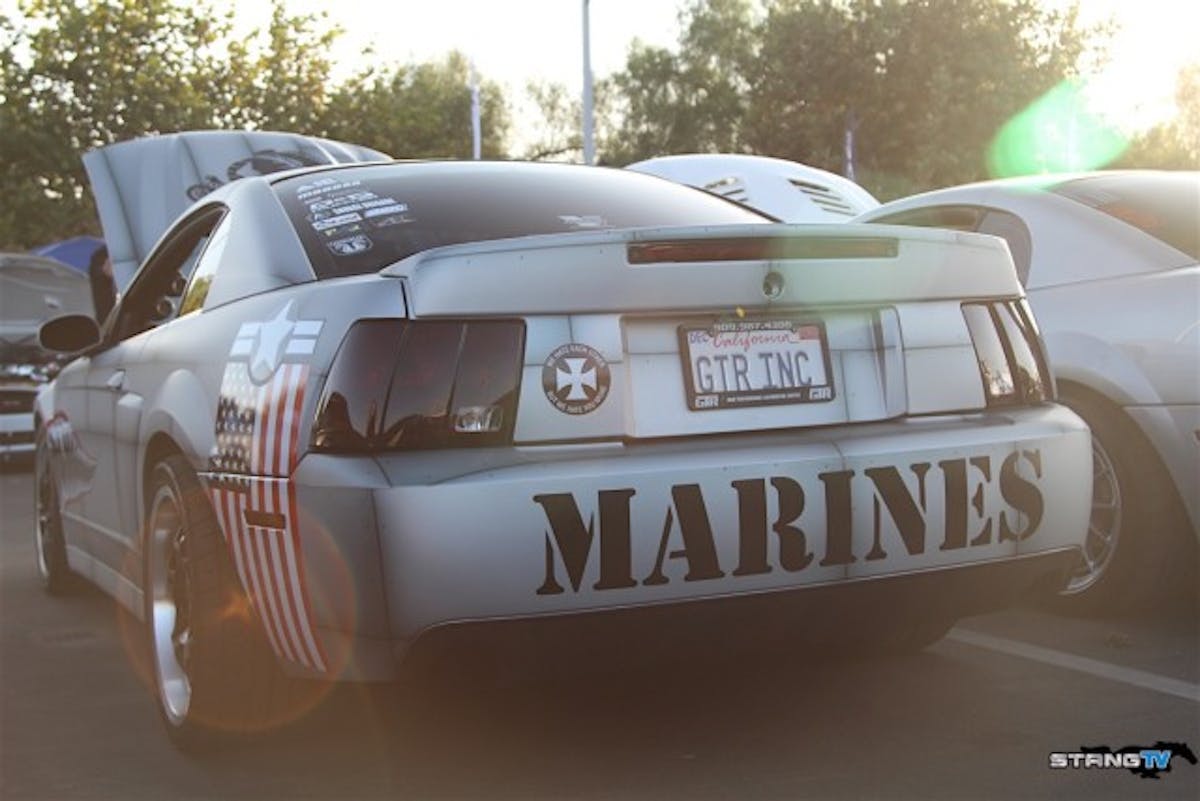 Some of the folks from GTR High Performance out of Rancho Cucamonga, California, also came to support the event (as well as the United States Armed Forces with their '03-'04 SVT Cobra).
