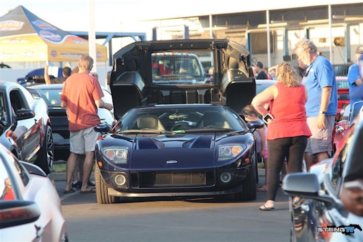 One of our favorite Fords at the event was this '05-'06 Ford GT. Absolutely stunning in person.
