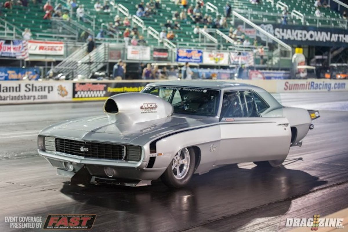 Pro Street racer Ed Parker stepped up from the number 10 qualifying spot, all the way to number one in the second session. Parker was able to run a 4.47 at 161 staying ahead of second qualifier Charlie Cooper who improved on his first run with a 4.55.