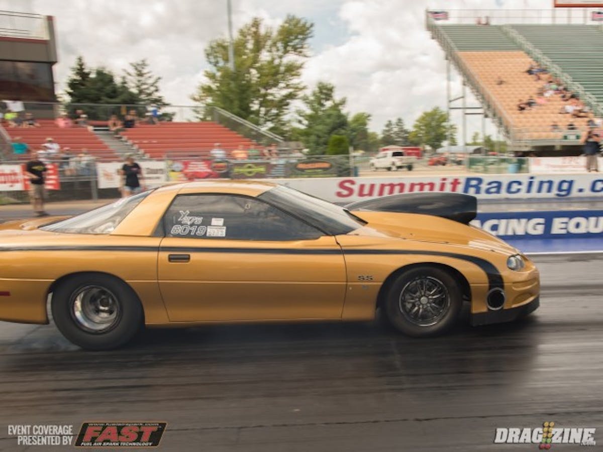 Number one X275 qualifier Jamie Stanton had a bye the first round, and needed it when he struck the tires right at the hit. Stanton had been on rails all weekend and this was the first time he had issues getting down the track. 