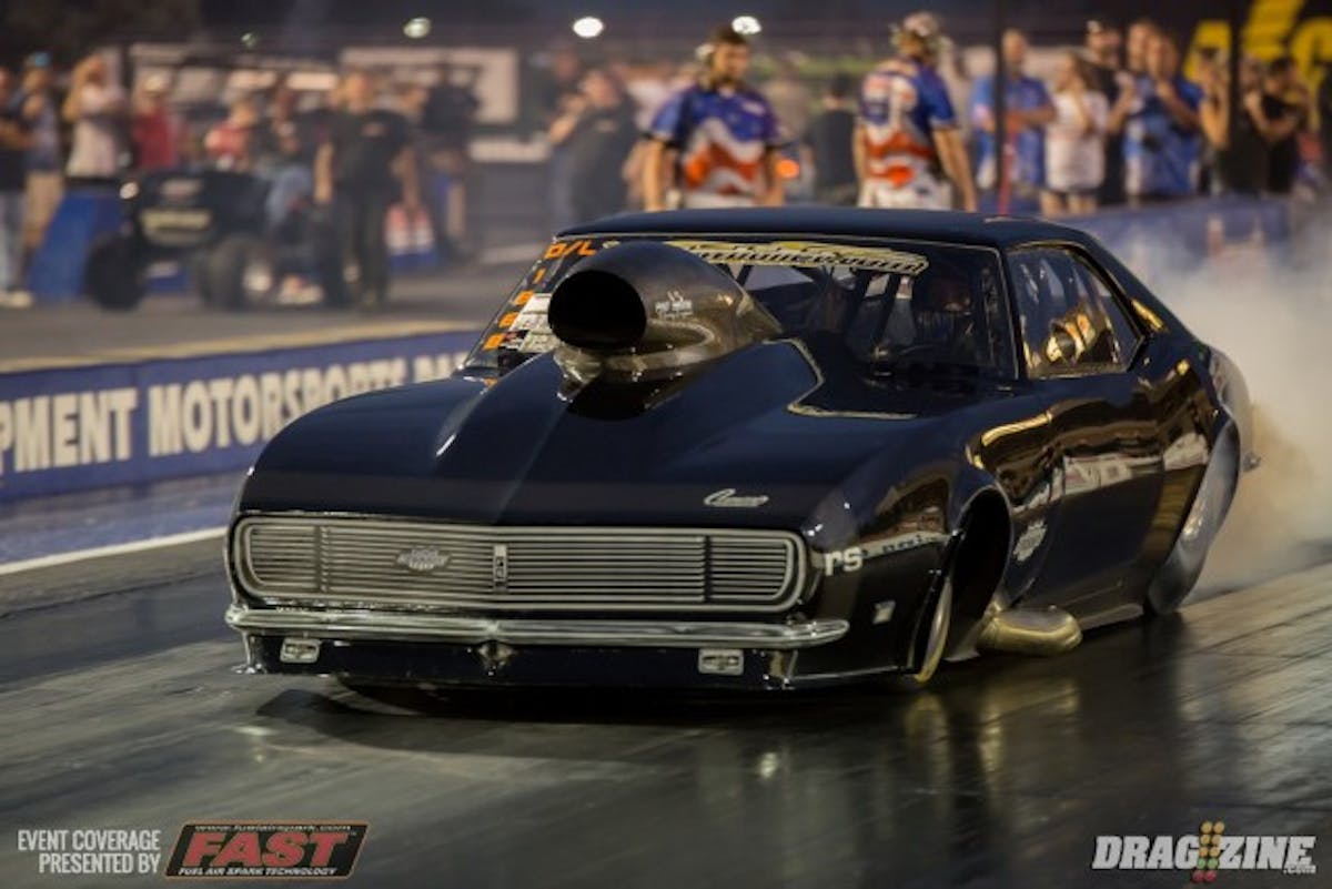 Phil Sliskovic left no doubt he was the king of Outlaw 10.5 when he beat Mike Decker Jr. in the final round. His 3.97 pass was the quickest of the weekend, and he was the only racer to crack into the three second zone.