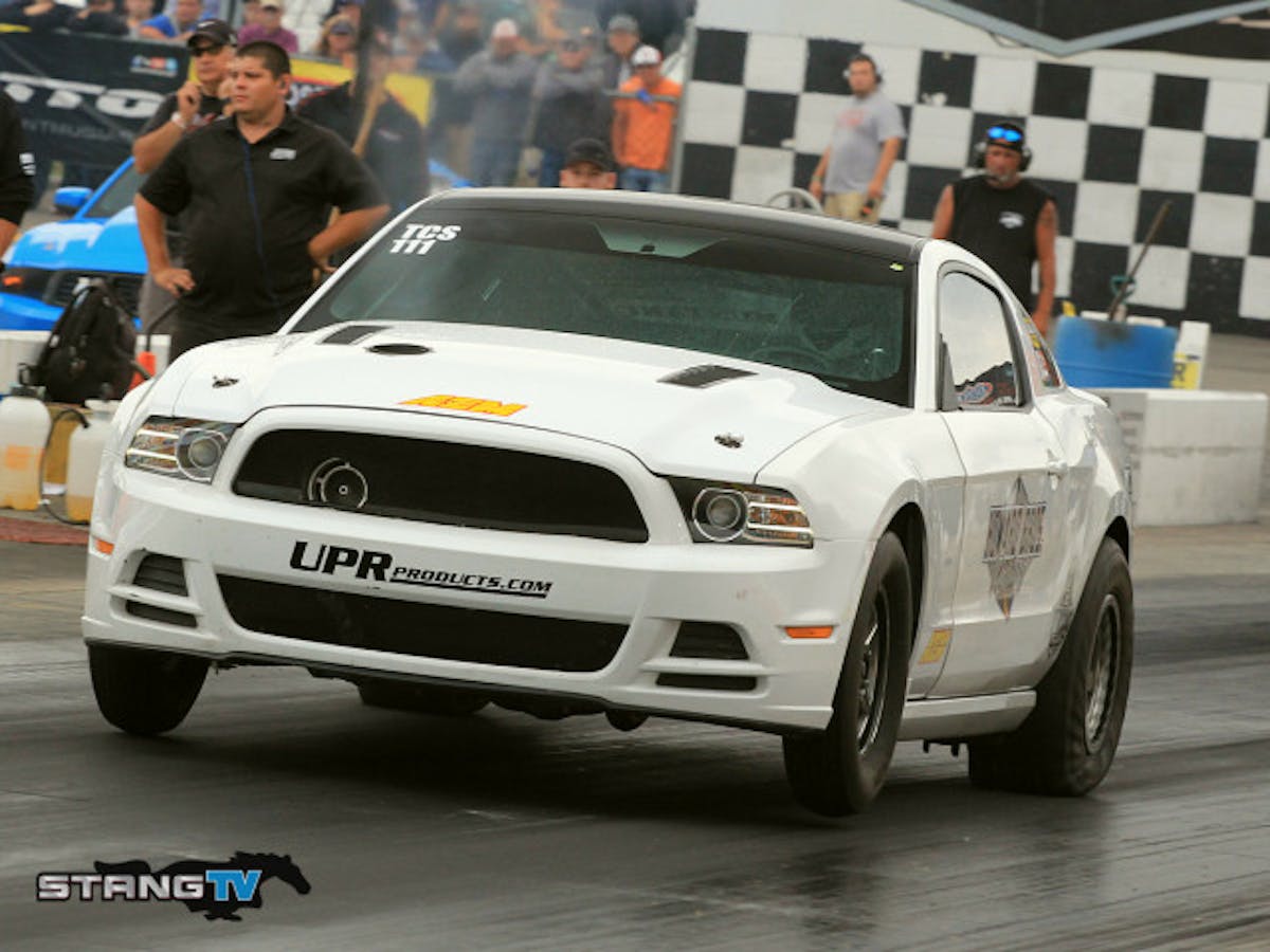 Ronnie Reynolds brought his 2014 Mustang from Baltimore and landed second in TCS with a 5.04 at 146 MPH.