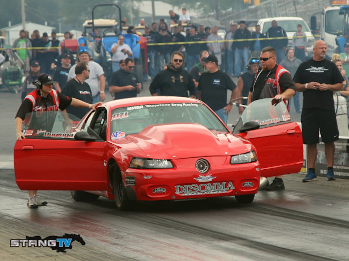 Manny Buginga leads VP Racing Street Outlaw after one qualifying session with a 4.39 at 168 MPH.