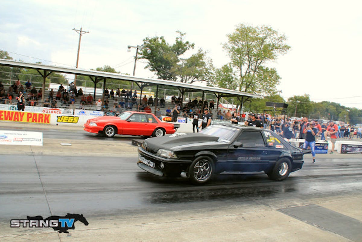 Rich Bruder landed sixth in class driving Manny Buginga's old car this weekend and faced off with Jacky McCarty in round one of VP Racing Fuels Street Outlaw taking a loss after spinning the tires at the hit. McCarty put down a 4.47 at 173 scoring high MPH for the round.