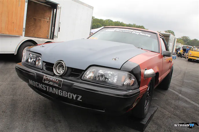 Taking full advantage of the OTS class rules, Mockstangboyz showed up this year in their LS-powered Fox body to compete against the true Mustangs.