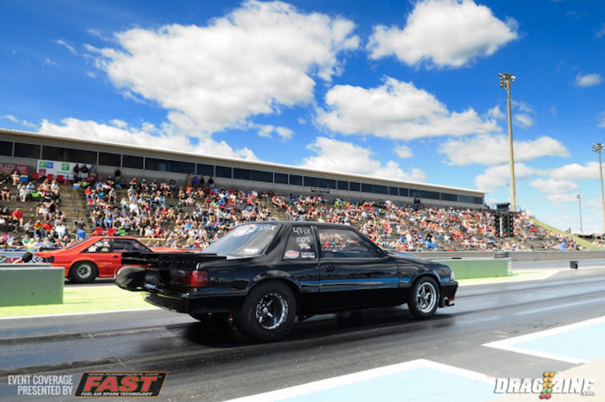 Neal Chance Converters' own Marty Chance is sittng comfortably in the top half of the X275 field in his Mustang with a 4.528, which is currently ninth in the order.