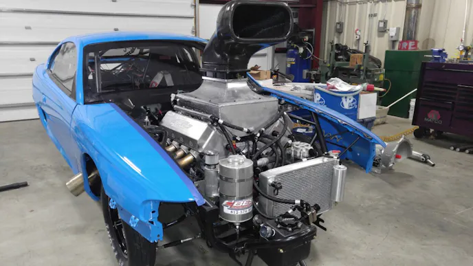 The unique A/Fuel scoop is something never seen before in door car racing and knowing the minds at BES, there is a reason behind the madness.