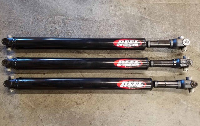 The Ridgeline will be running J.E. Reel's 1480 U-Joint 3.5-inch tube Trophy Truck shafts.