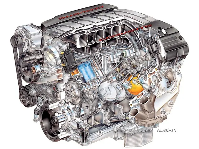 2014 "LT-1" 6.2L V-8 VVT DI (LT1) for Chevrolet Corvette